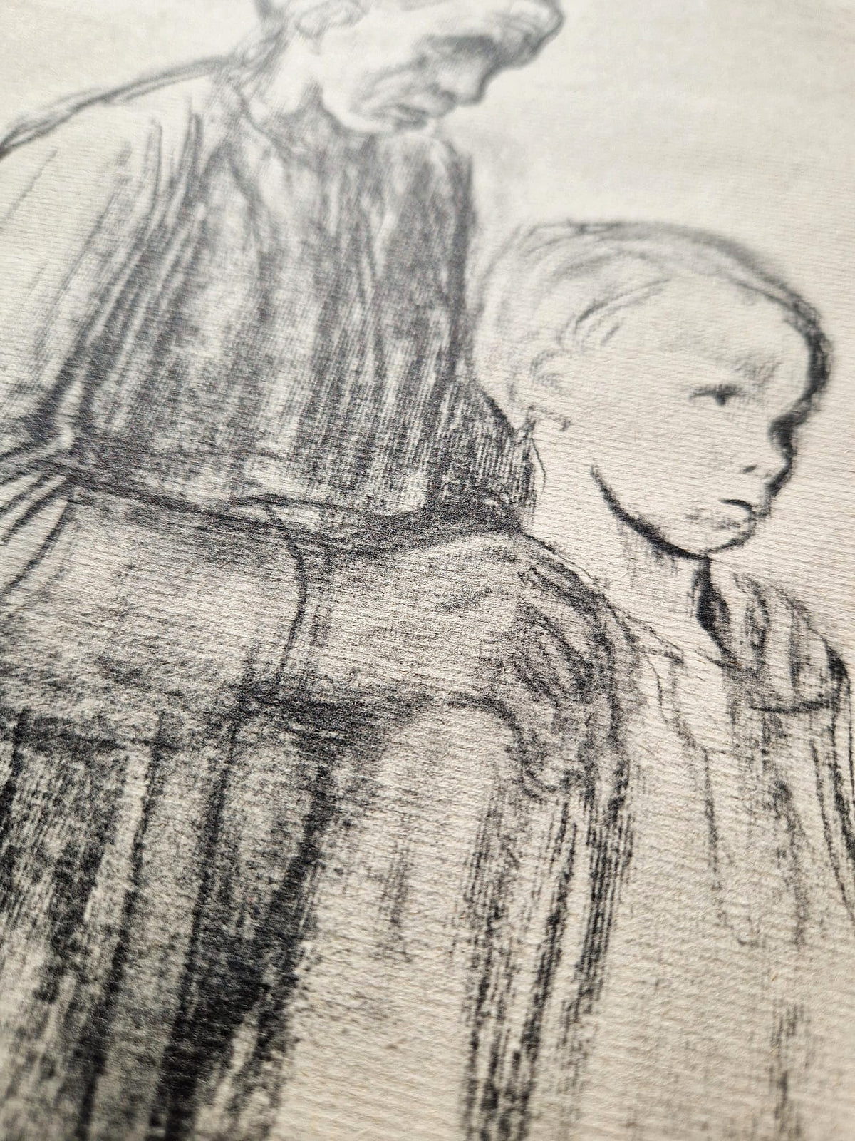 Käthe Kollwitz - Mother with boy (Unframed), High-Quality Collotype Print