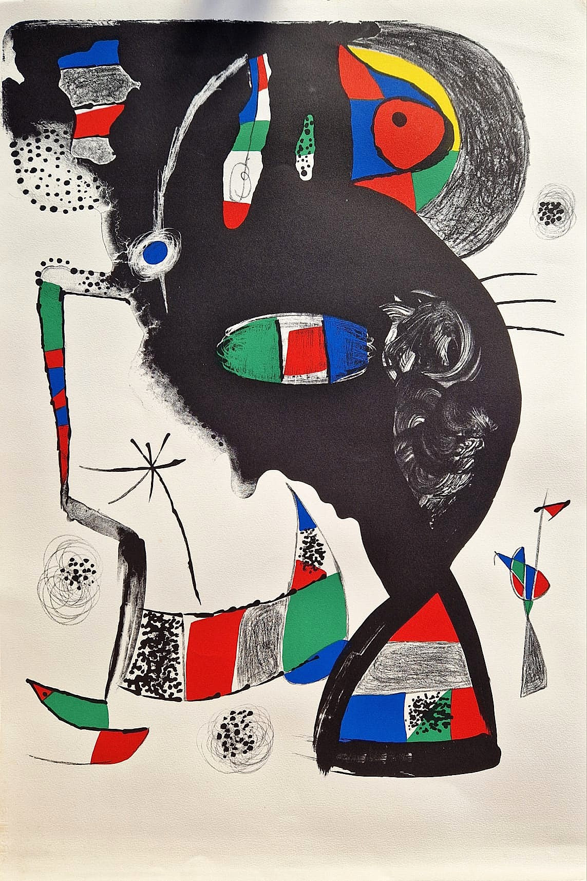 JOAN MIRO- Hommage à la Rue Blomet (DISCOUNT!) (Unframed) Lithograph