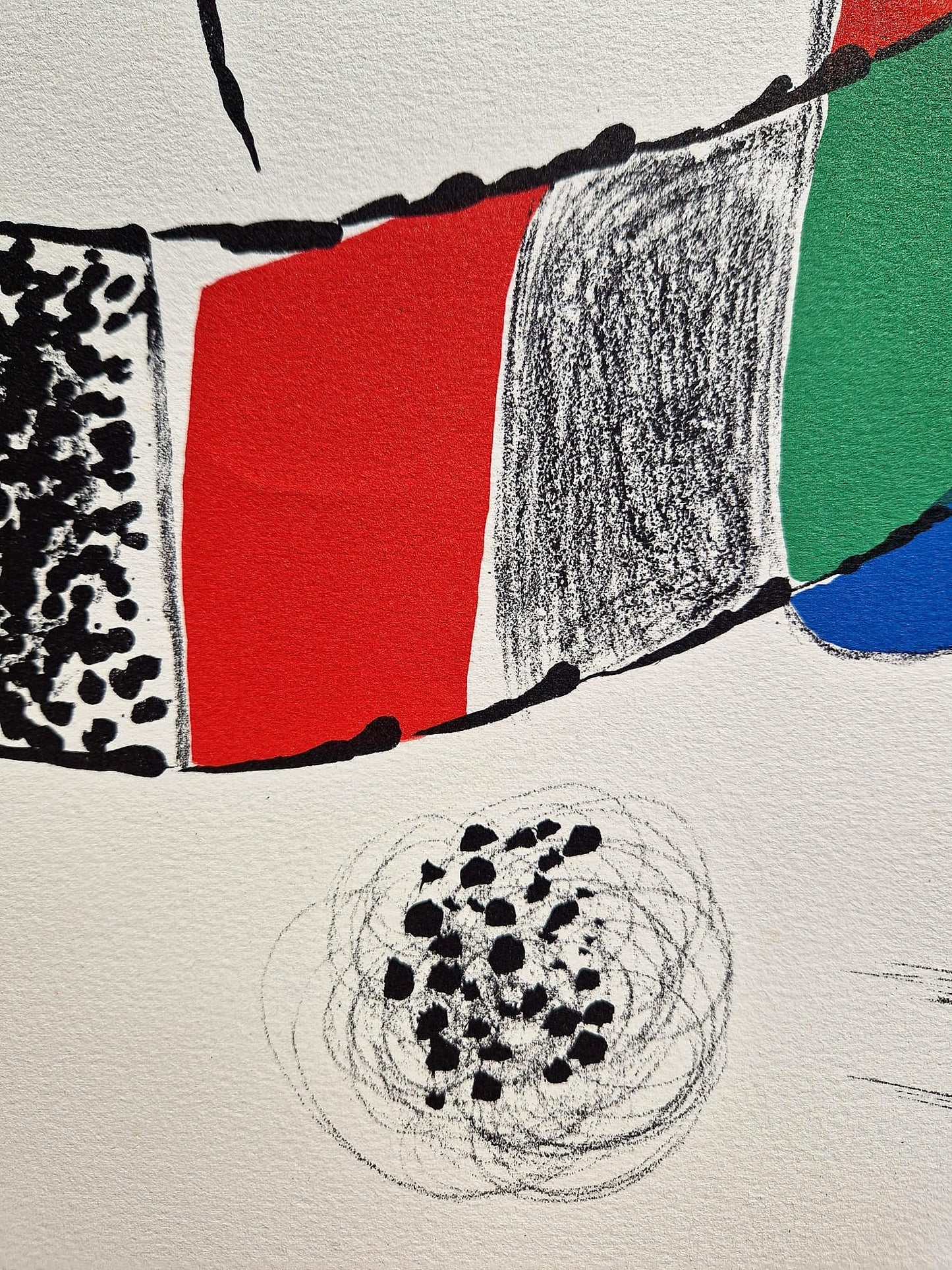 JOAN MIRO- Hommage à la Rue Blomet (DISCOUNT!) (Unframed) Lithograph