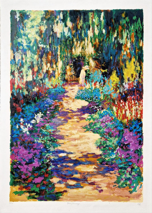 RITA DUFFY – Giverny Hommage (bez rámu), litografia