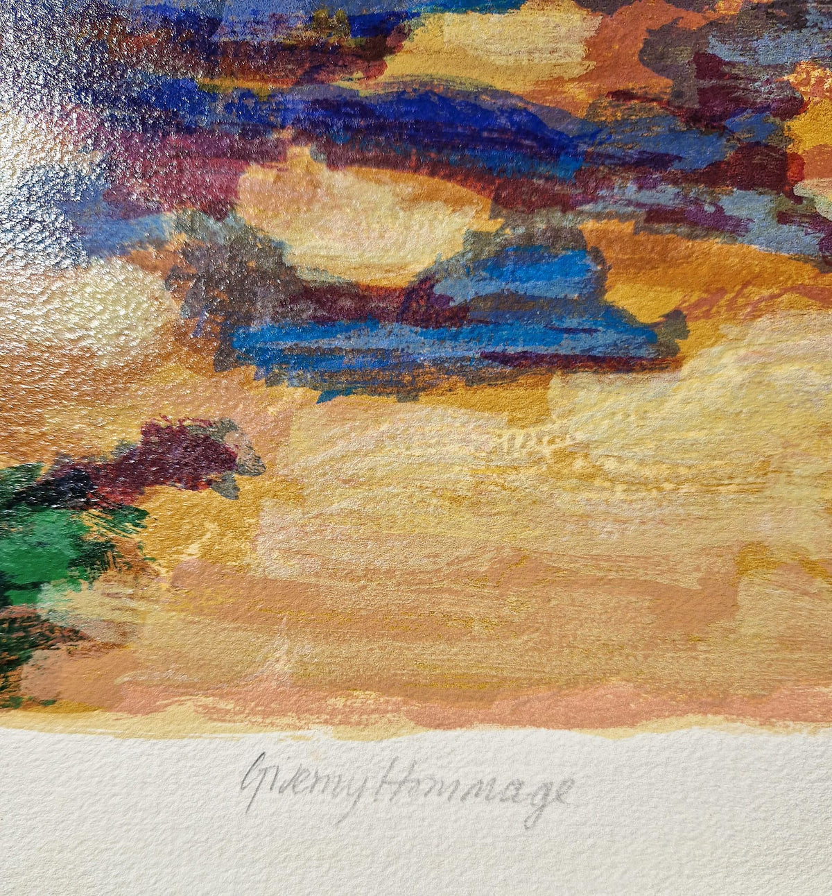 RITA DUFFY – Giverny Hommage (bez rámu), litografia