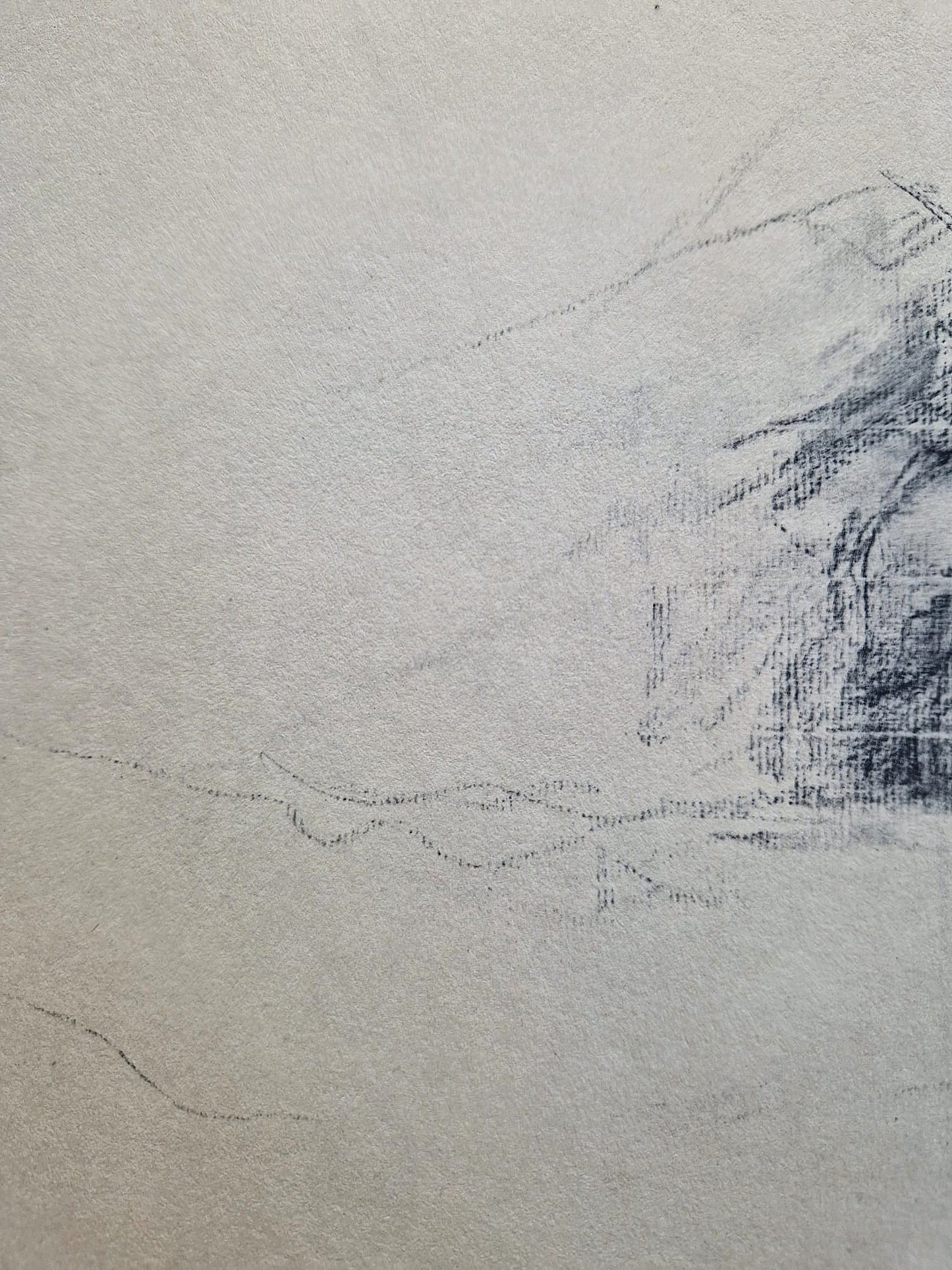Käthe Kollwitz - Barlach on his Deathbed (Unframed), High-Quality Collotype Print