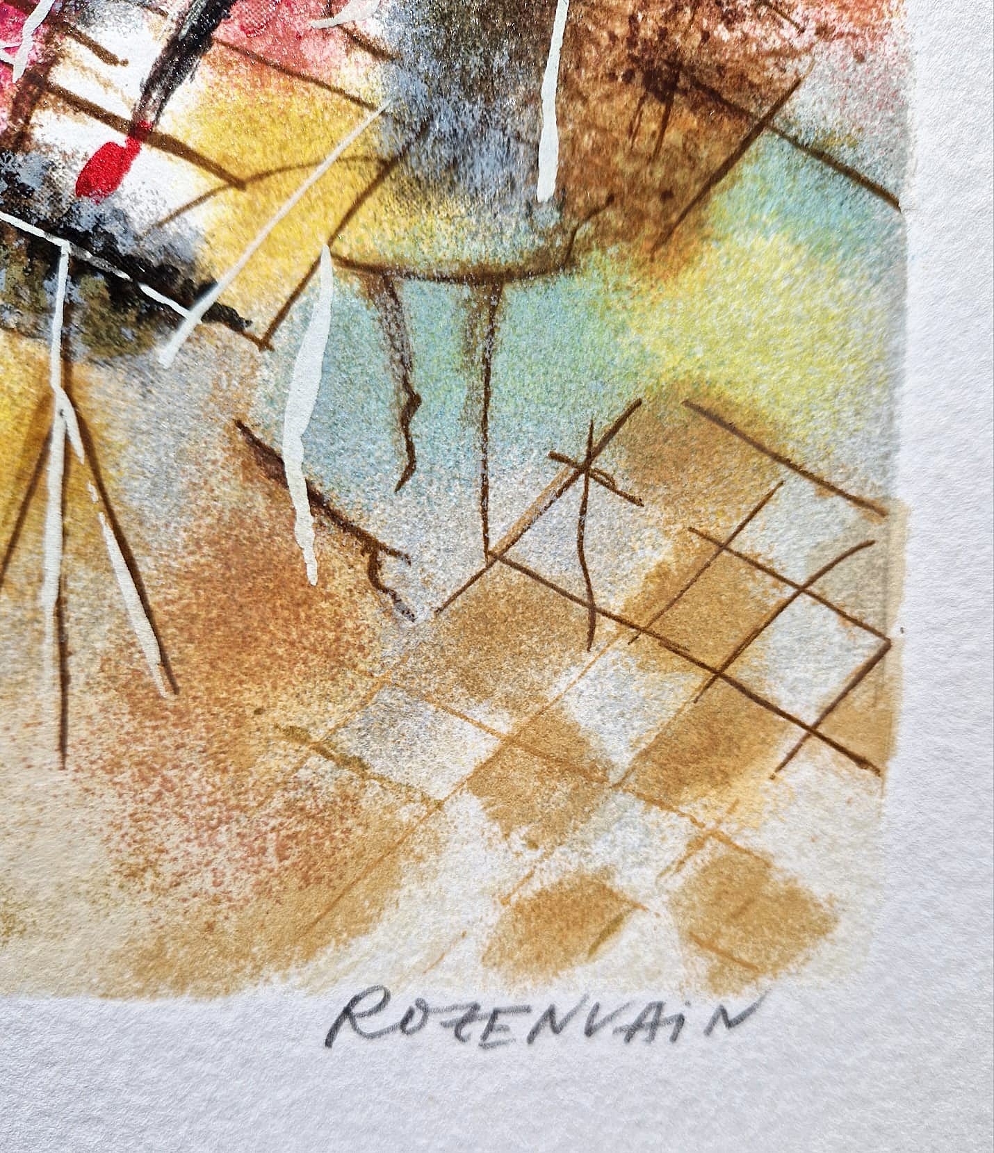 MICHAEL ROZENVAIN - Parisian Quintet (Unframed) Serigraph