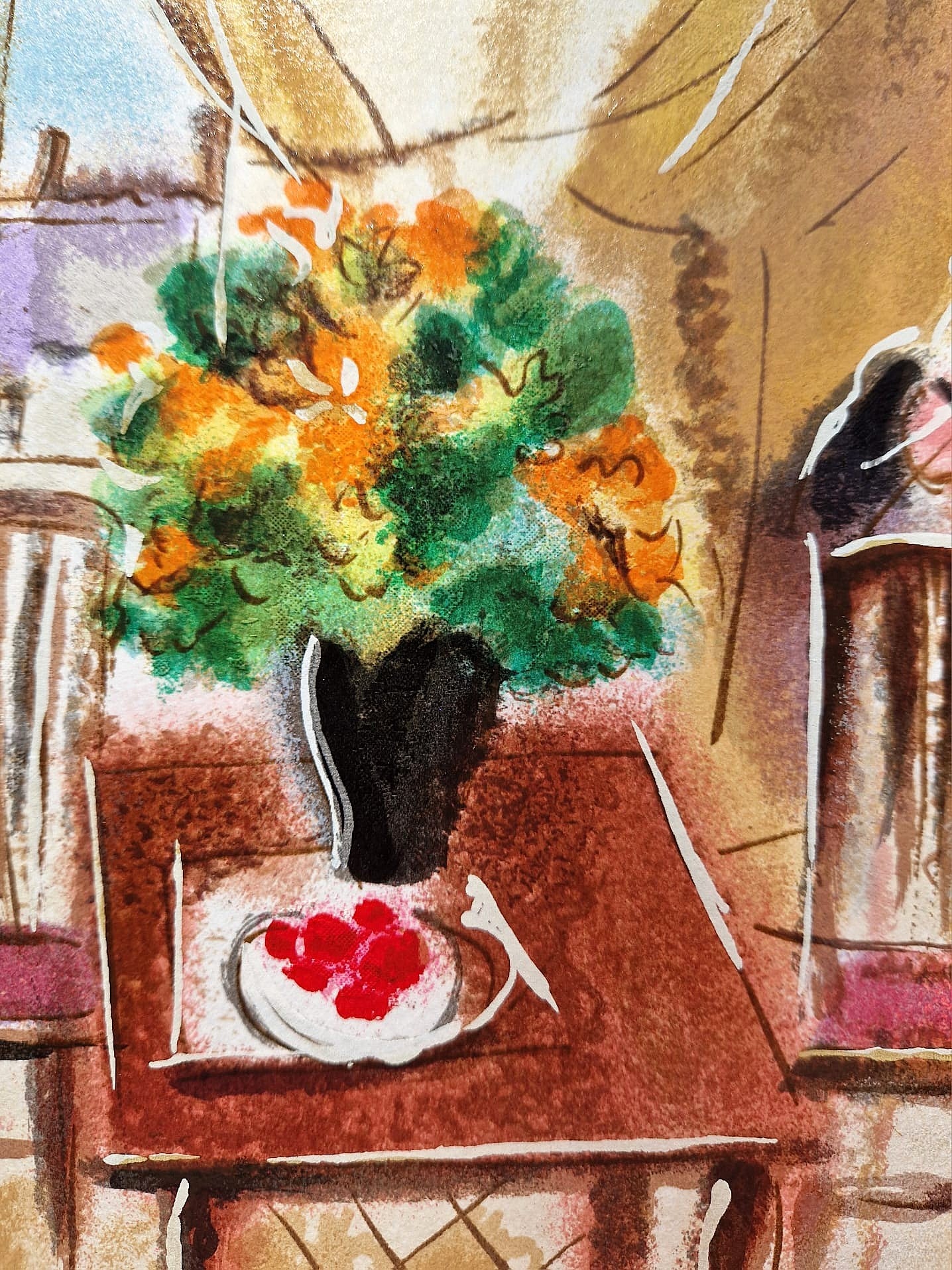 MICHAEL ROZENVAIN - Parisian Quintet (Unframed) Serigraph