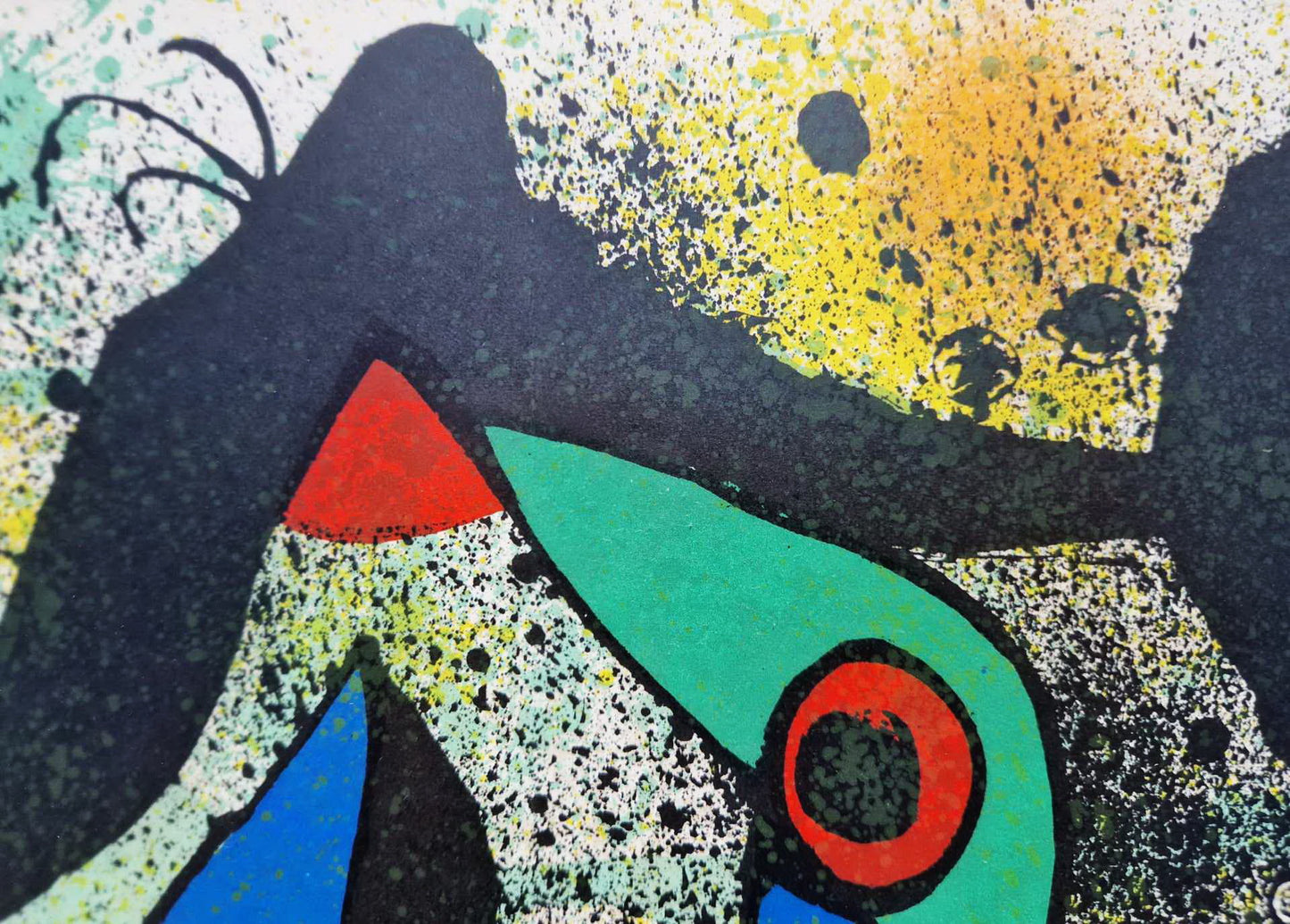 JOAN MIRO - Ceramique 1 (1974) (Rámovaná) Litografia