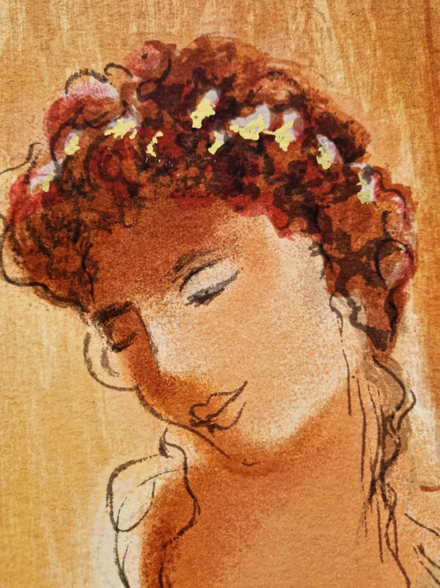 BATIA MAGAL - Sisters (DISCOUNT!) (Unframed) Serigraph