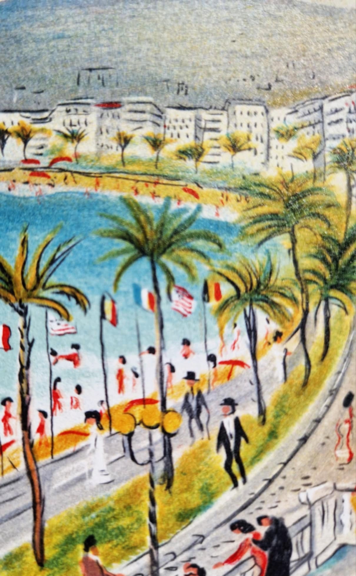 DAN GANDRE – Hotel Negresco - Nice (bez rámu), litografia