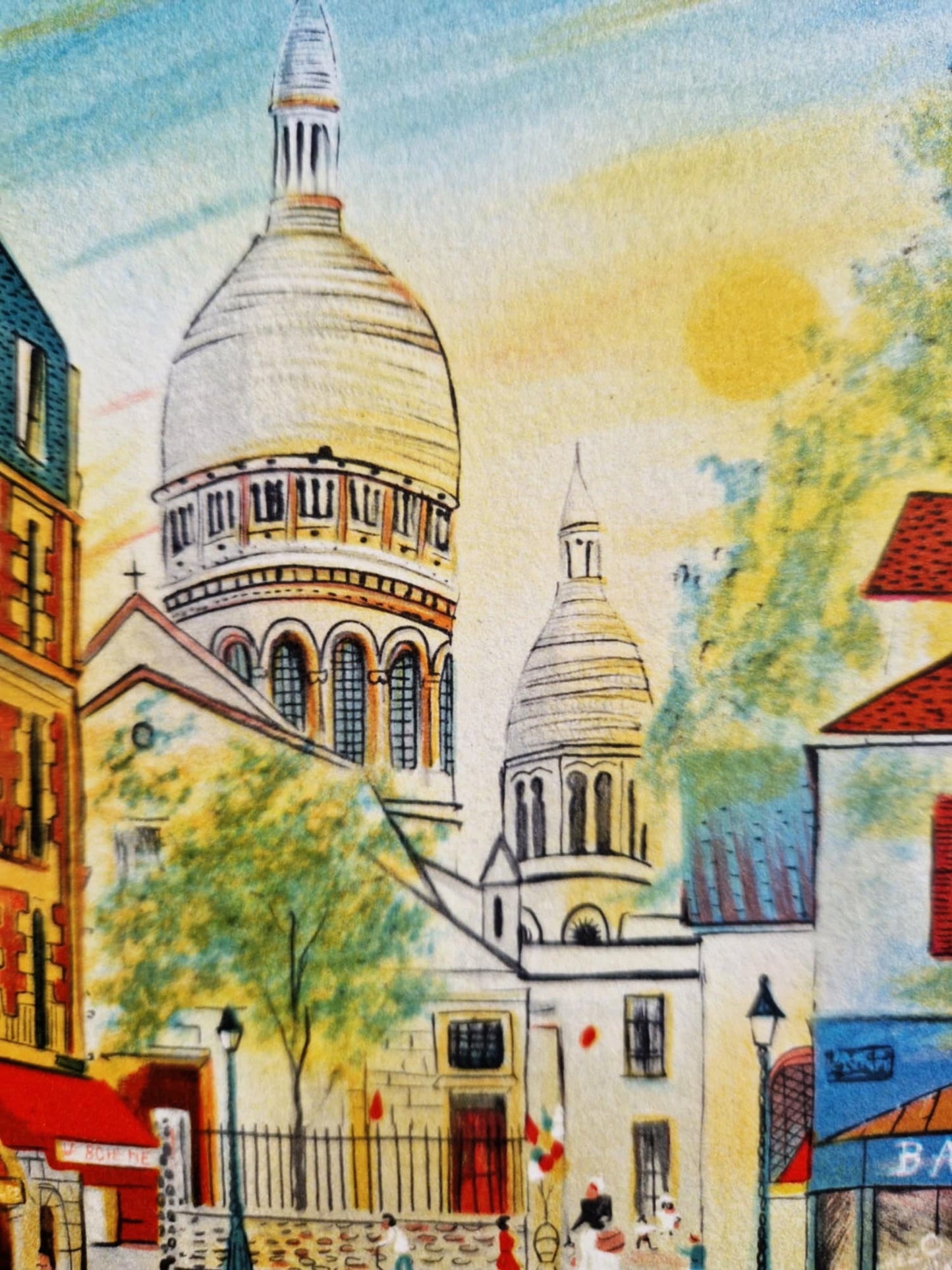 DAN GANDRE – U gaskonského kadeta - Montmartre (Bez rámu), Litografia