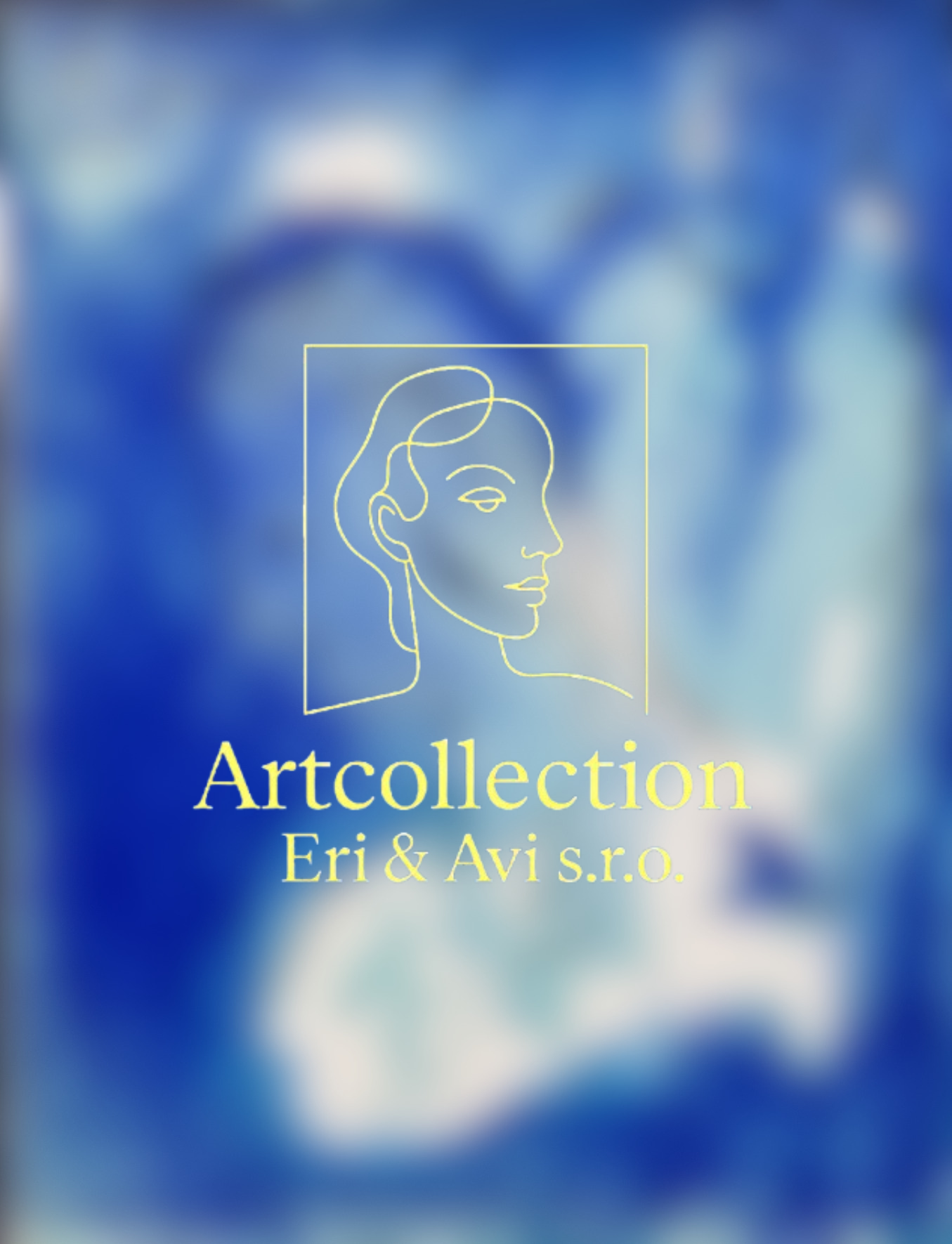 MARC CHAGALL – Abrahám a Sára (Verve Biblia) Litografia