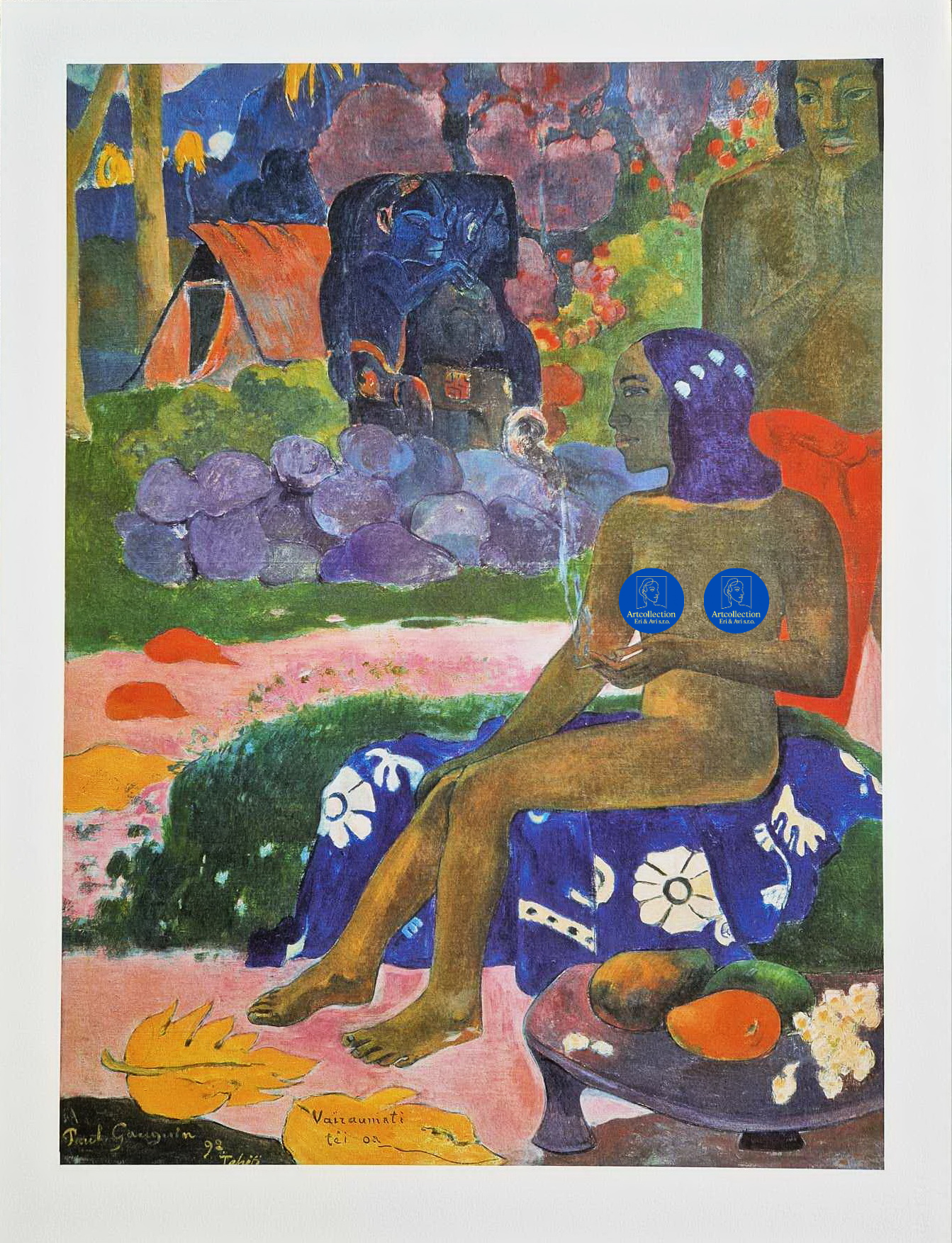PAUL GAUGUIN - Vairaumati Tei Oa (Unframed),Granolithograph