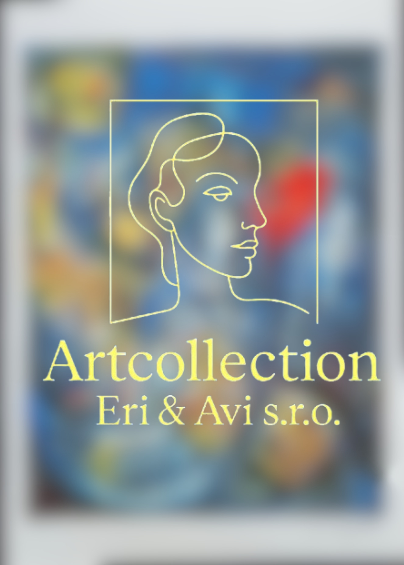 MARC CHAGALL – Bella (bez rámu), litografická tlač