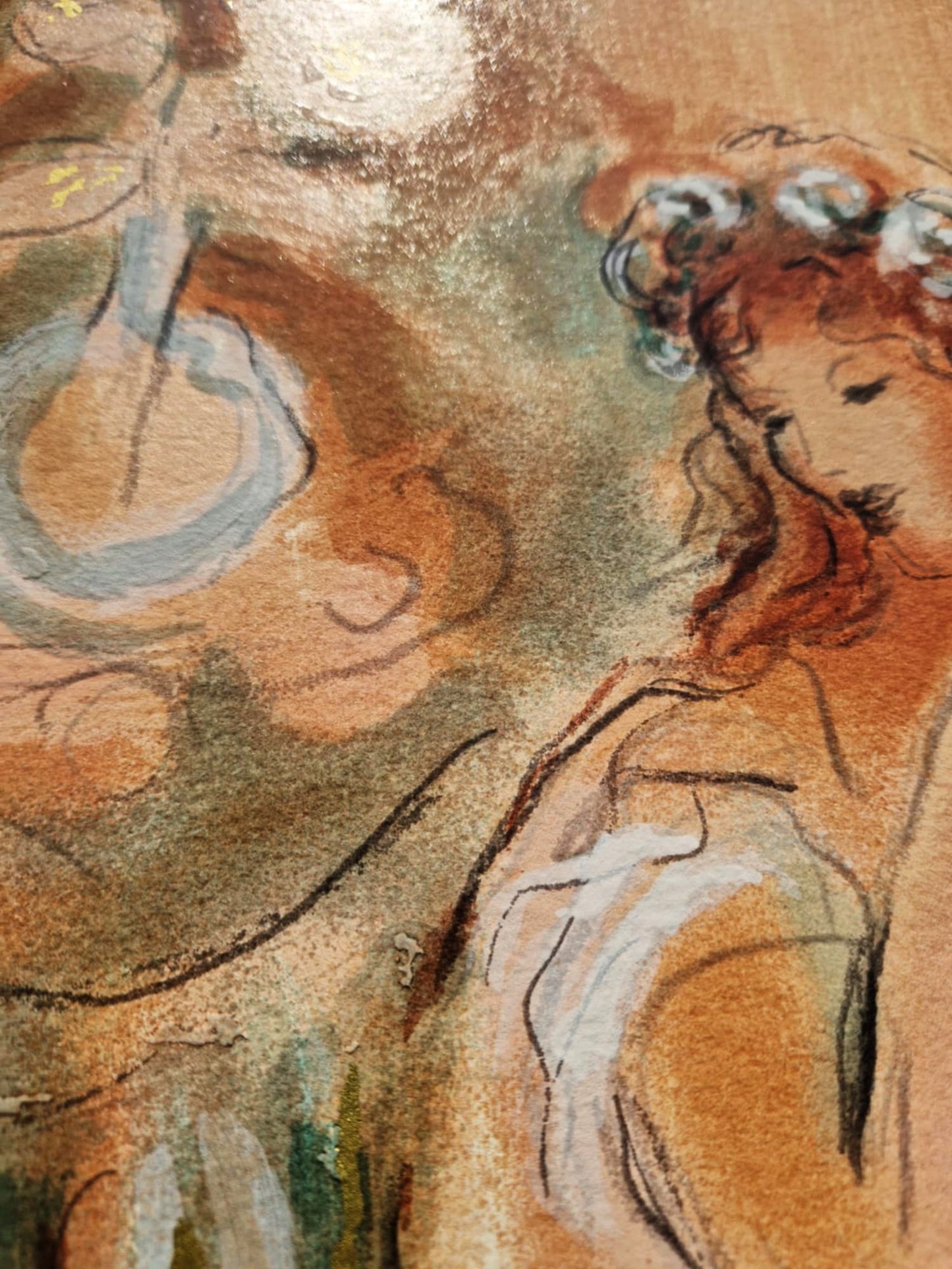 BATIA MAGAL - Sisters (DISCOUNT!) (Unframed) Serigraph