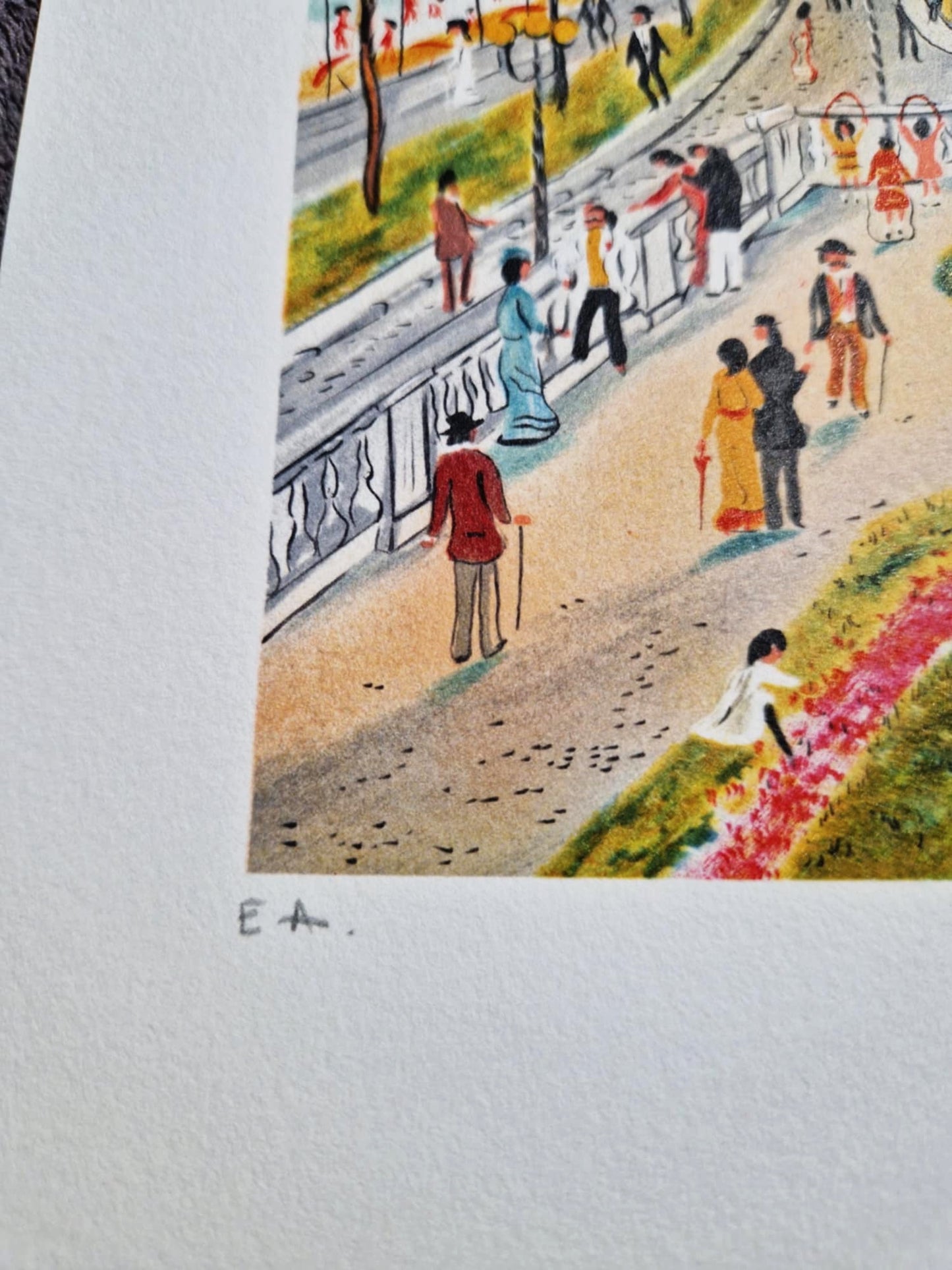 DAN GANDRE – Hotel Negresco - Nice (bez rámu), litografia
