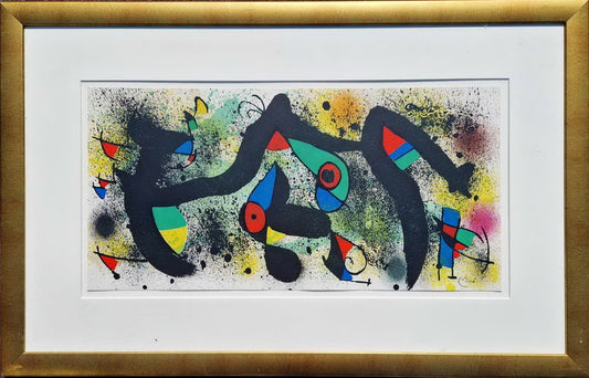 JOAN MIRO - Ceramique 1 (1974) (Framed) Lithograph
