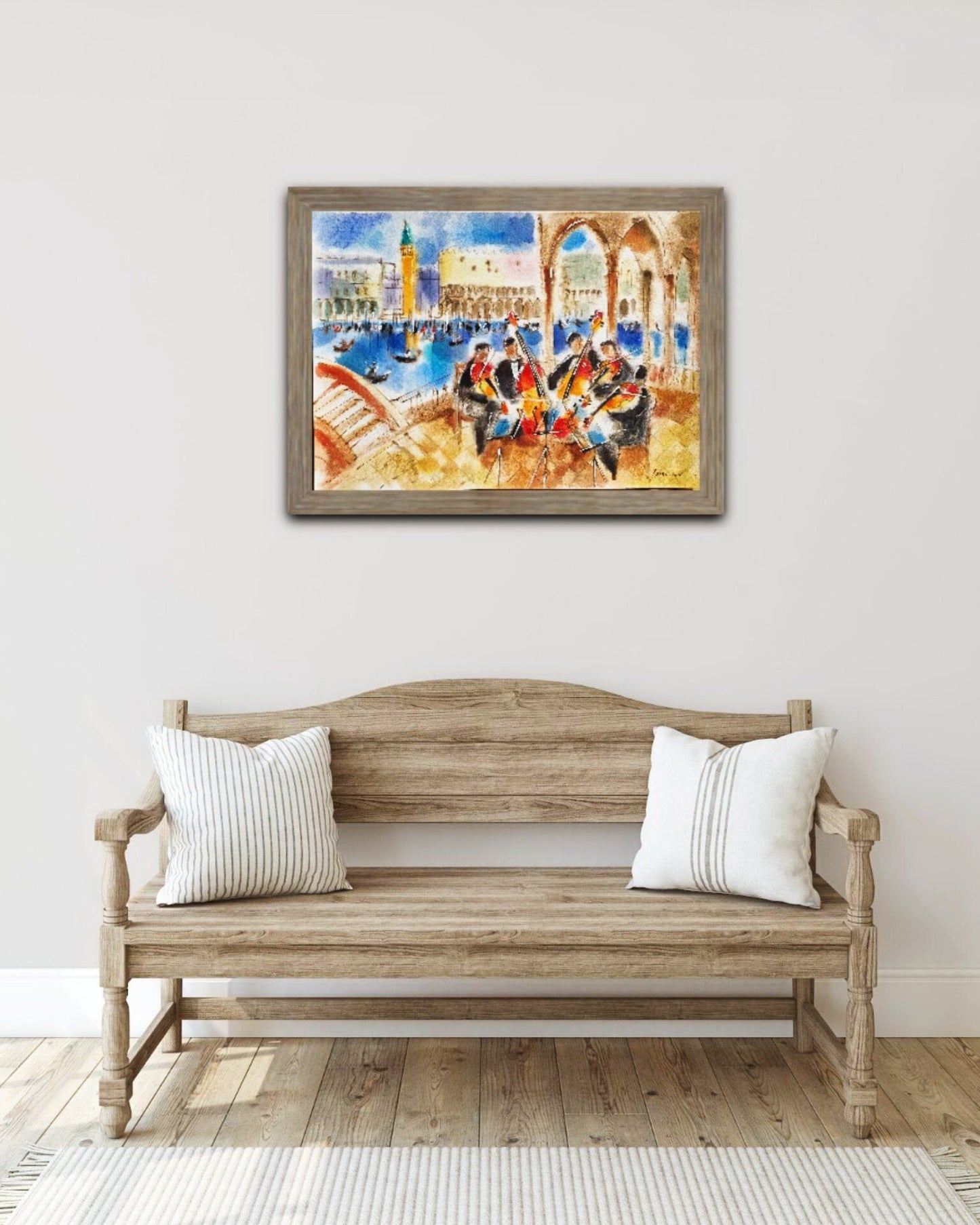 MICHAEL ROZENVAIN - Concerto in C Minor (UNIQUE - Watercolor) (Unframed)