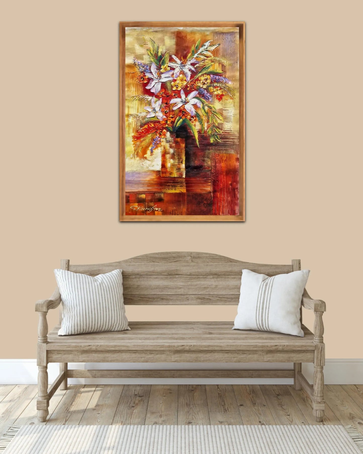 SHAUL KOSMAN - Spring Symphony (UNIQUE - acrylic/oil painting) (Unframed)