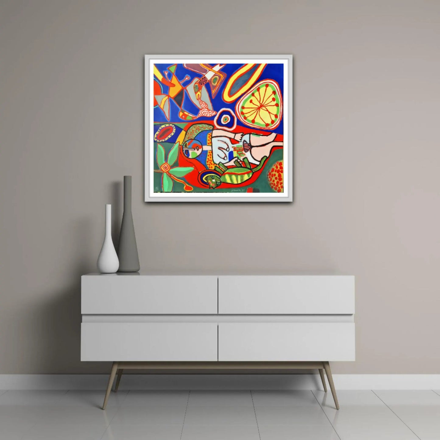GUILLAUME CORNEILLE - Au Coeur de L ete (Unframed), Lithograph