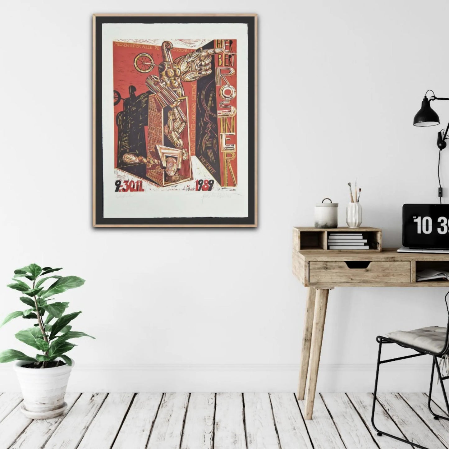 HERBERT ROSNER - Jacques Raymond Présente Herbert Rosner (Unframed), Woodcut / Linocut