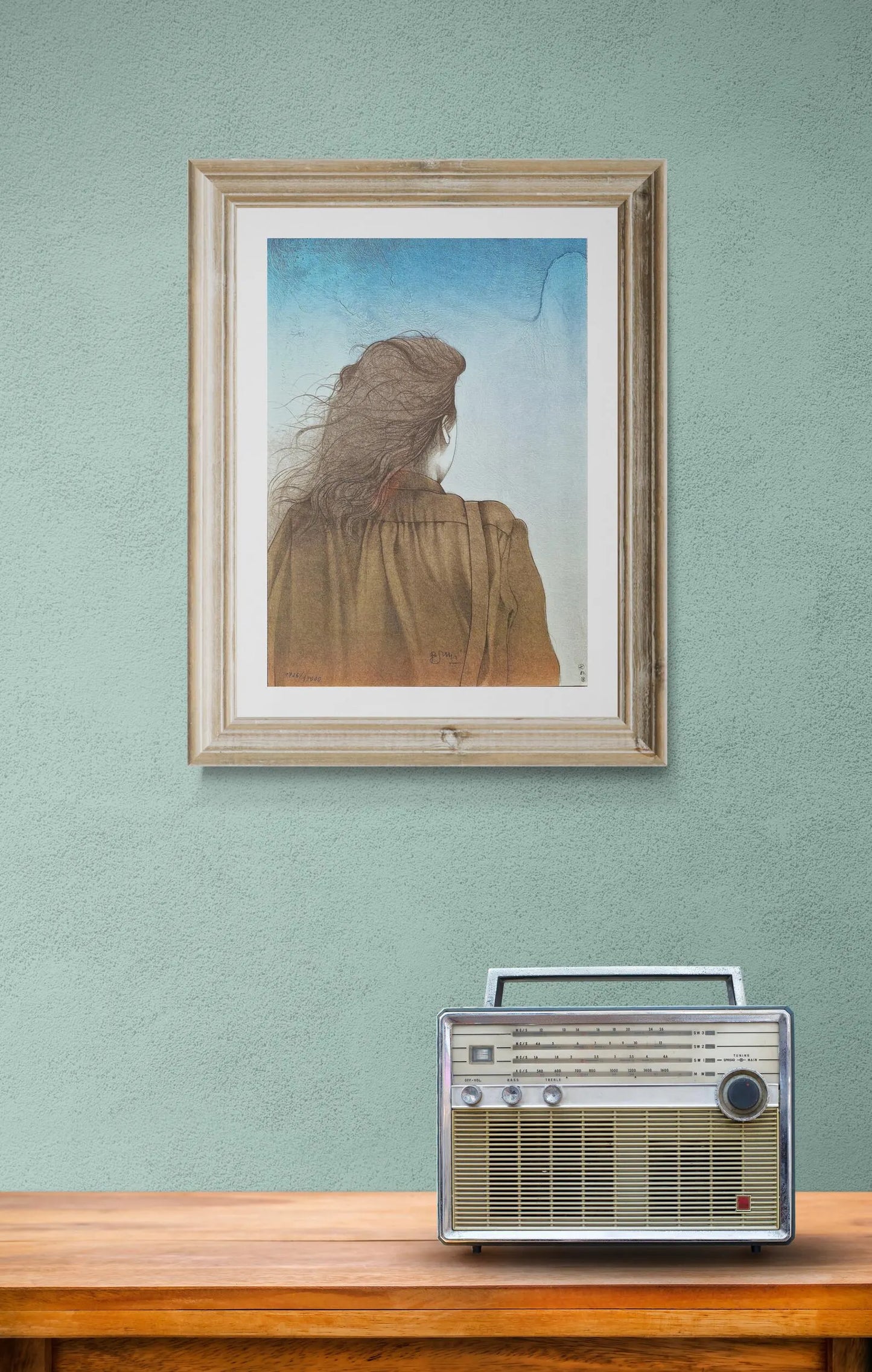 BRUNO BRUNI - Solitudine (bez rámu), litografia