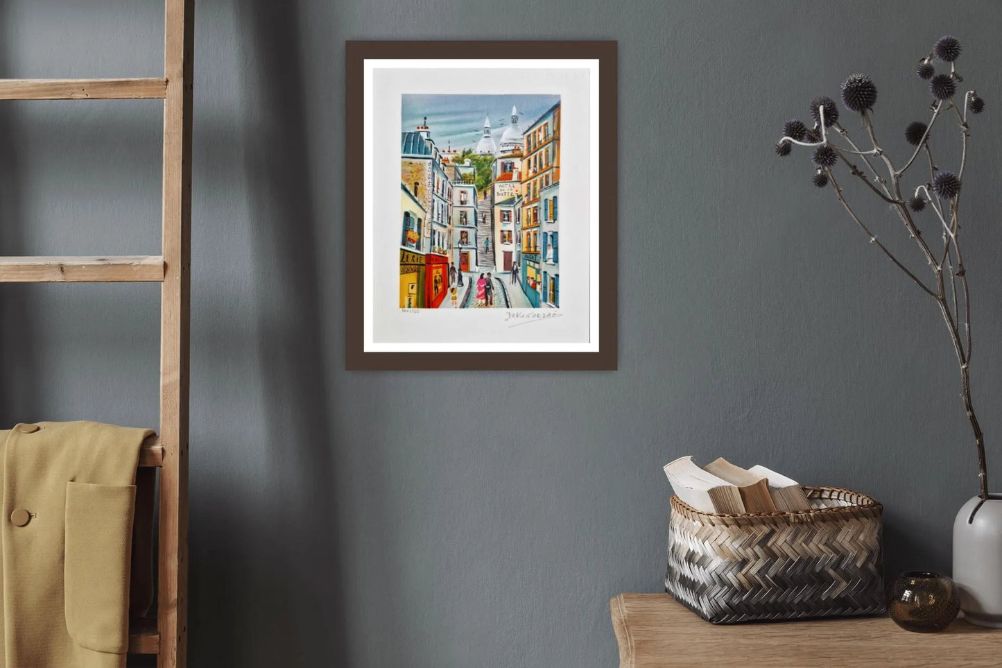 DAN GANDRE – Montmartre – Bazilika Sacré-Cœur (bez rámu), litografia