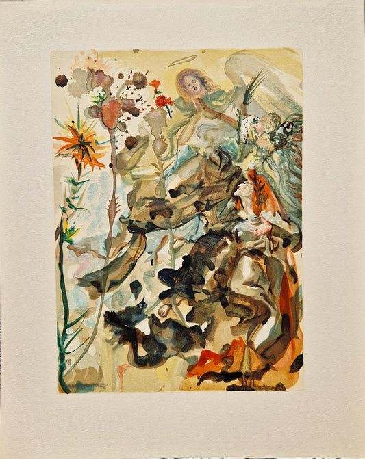 SALVADOR DALI - St. James and Hope (Dante - Divine Comedy) (Unframed) Woodcut