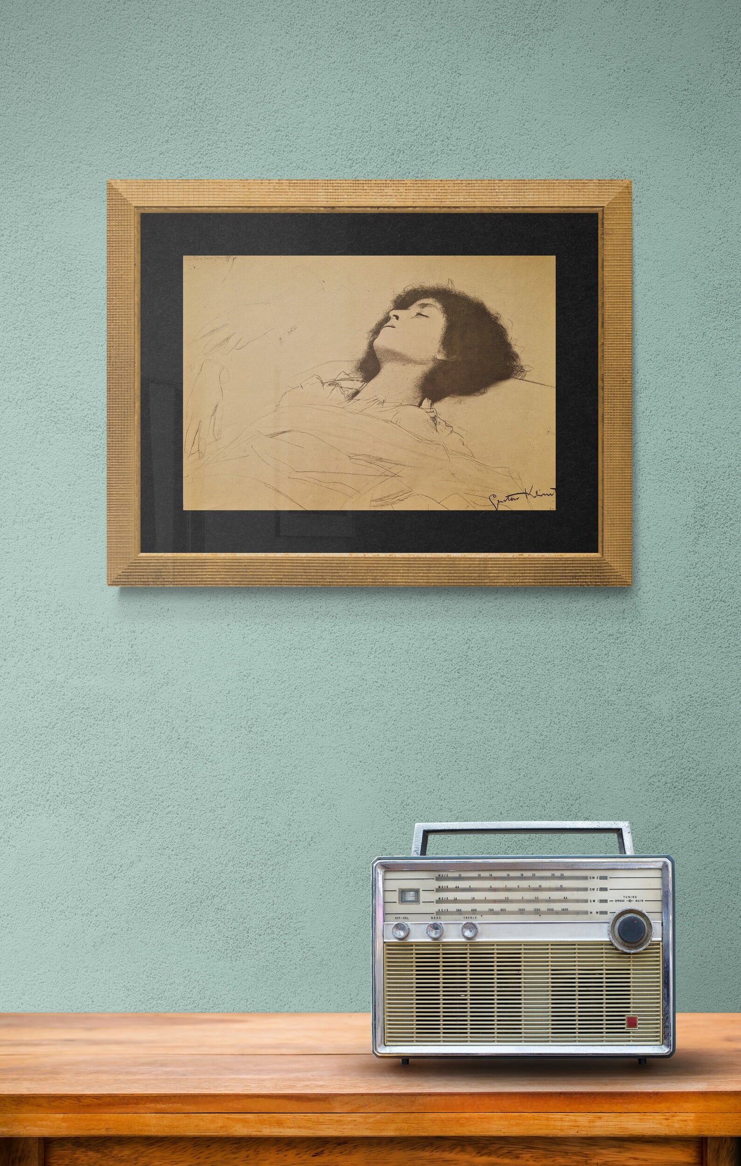 GUSTAV KLIMT – Štúdia pre Mŕt*u Júliu (Bez rámu), litografická tlač